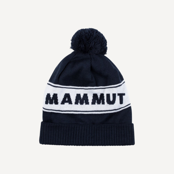 Шапка Mammut Peaks Beanie (; one size; marine/white)